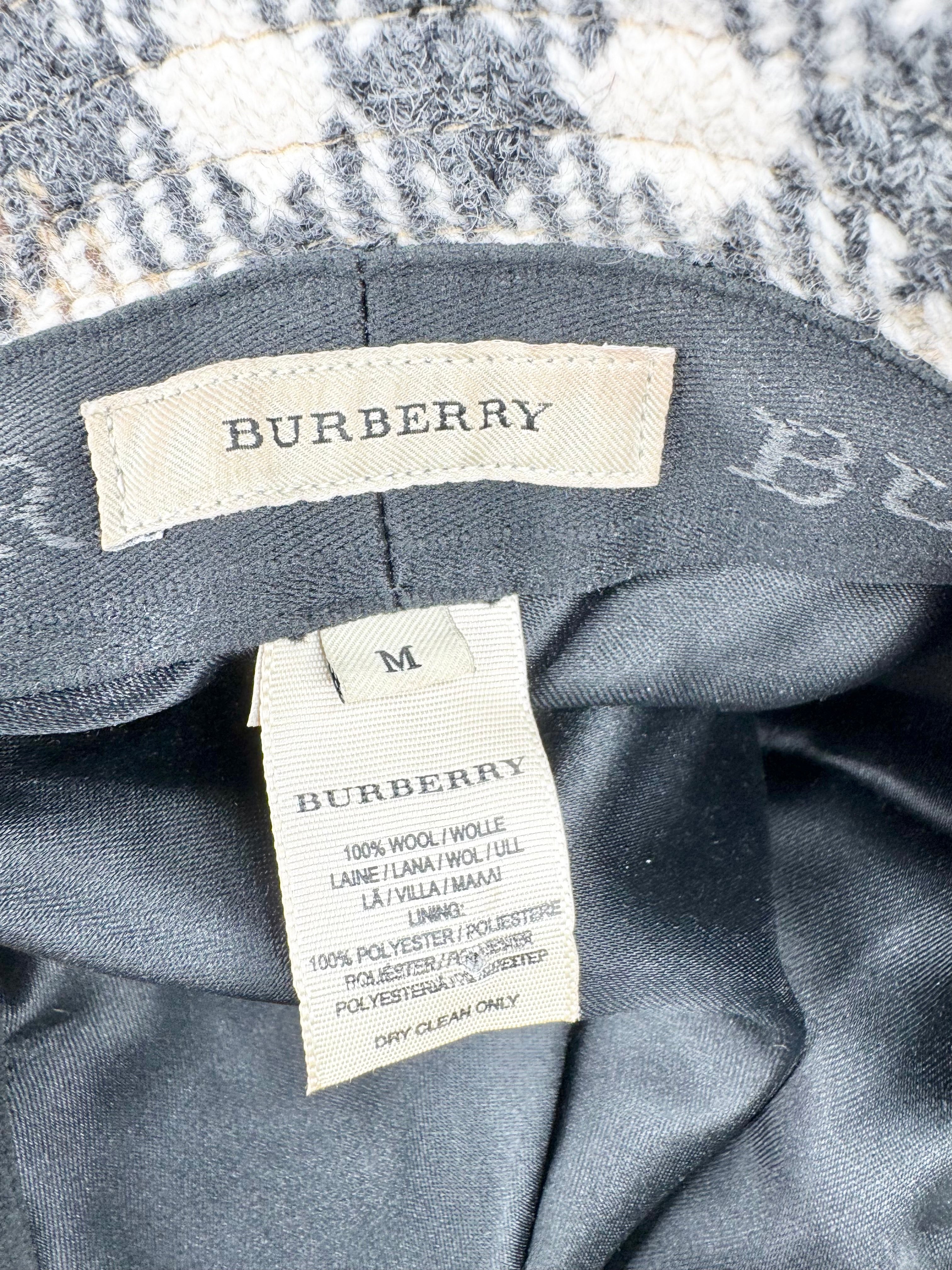 Burberry Wool Novacheck Bucket Hat