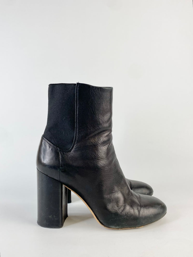 Rag & Bone Sleek Black Ankle Boots - EU38.5