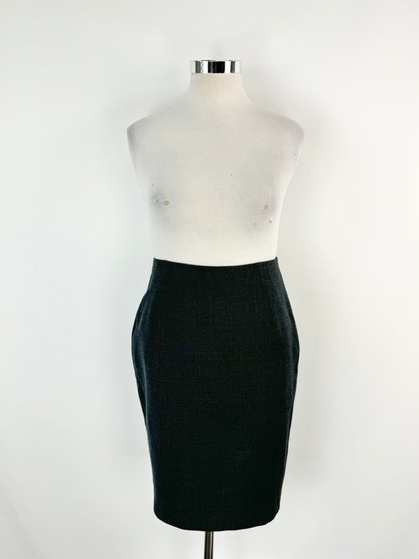 Carla Zampatti Grey Pencil Skirt - AU12