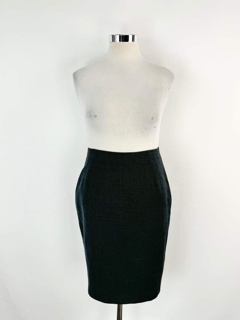 Carla Zampatti Grey Pencil Skirt - AU12