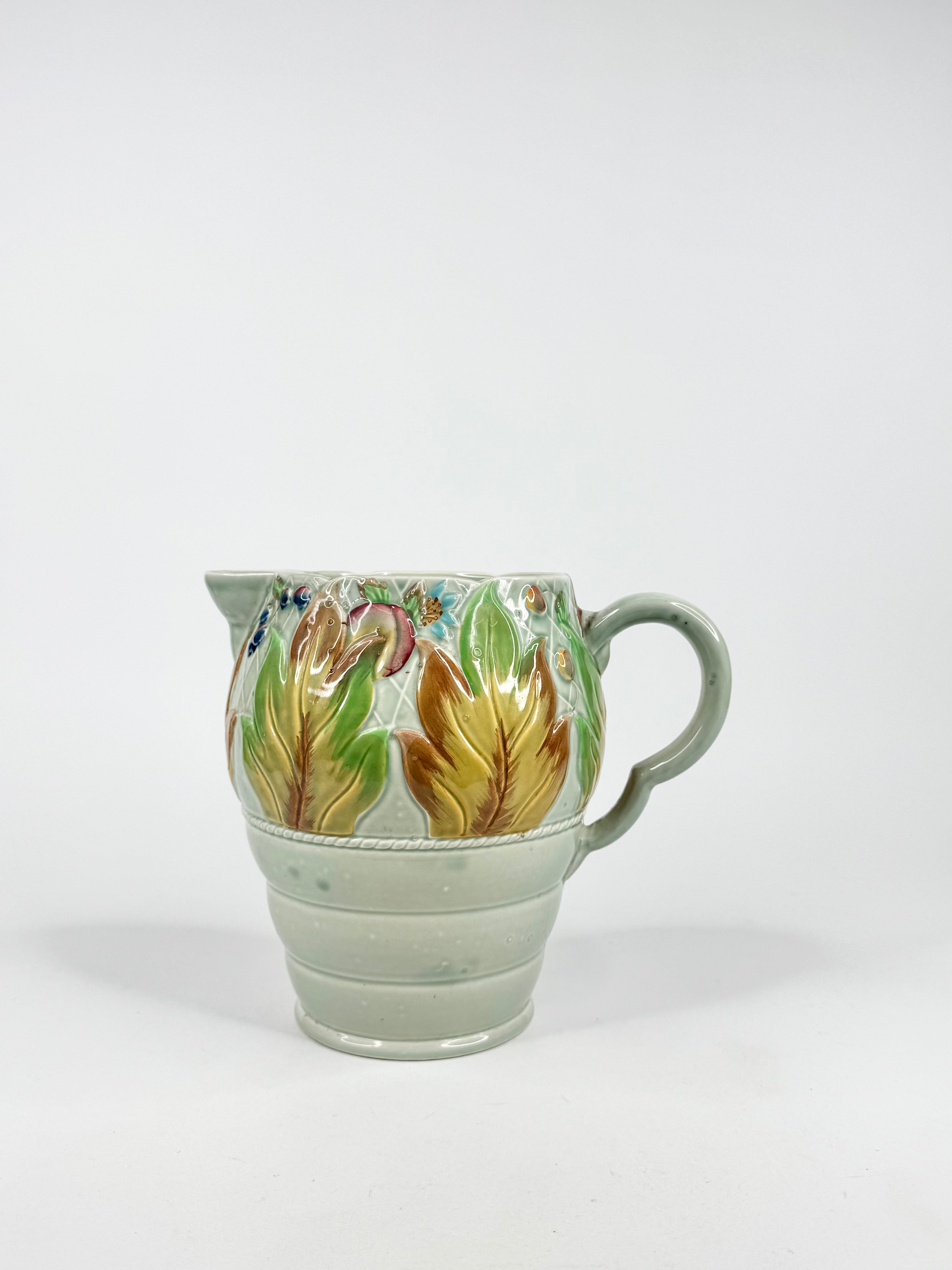 Vintage 1935 Clarice Cliff Celadon Glazed Ceramic Jug