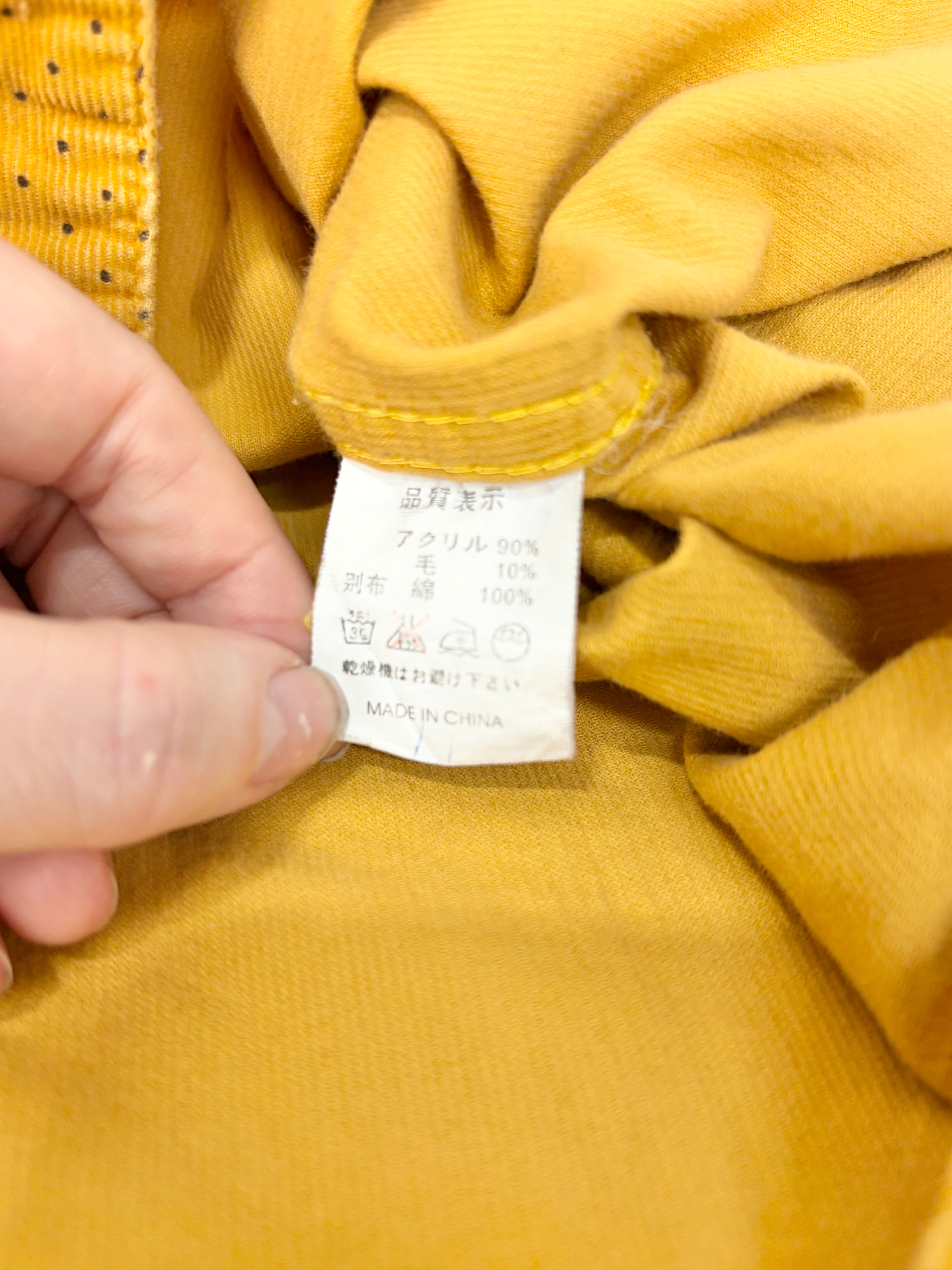Play by Comme des Garçons Mustard Dot Shirt - AU4