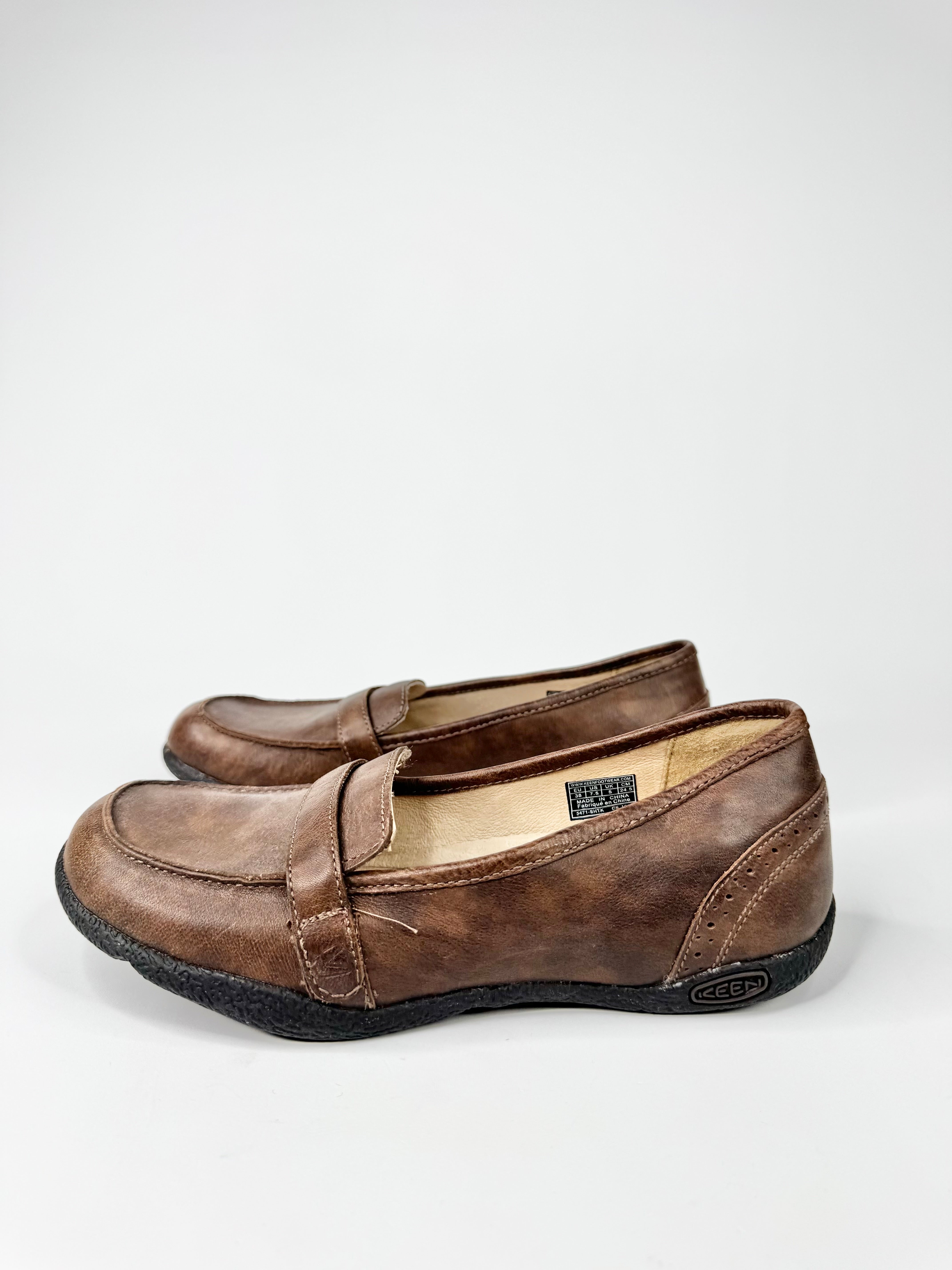 KEEN Brown Comfy Slip-on Shoes - EU38