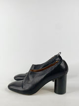 Conflict of Interest Black Leather Pumps - EU41