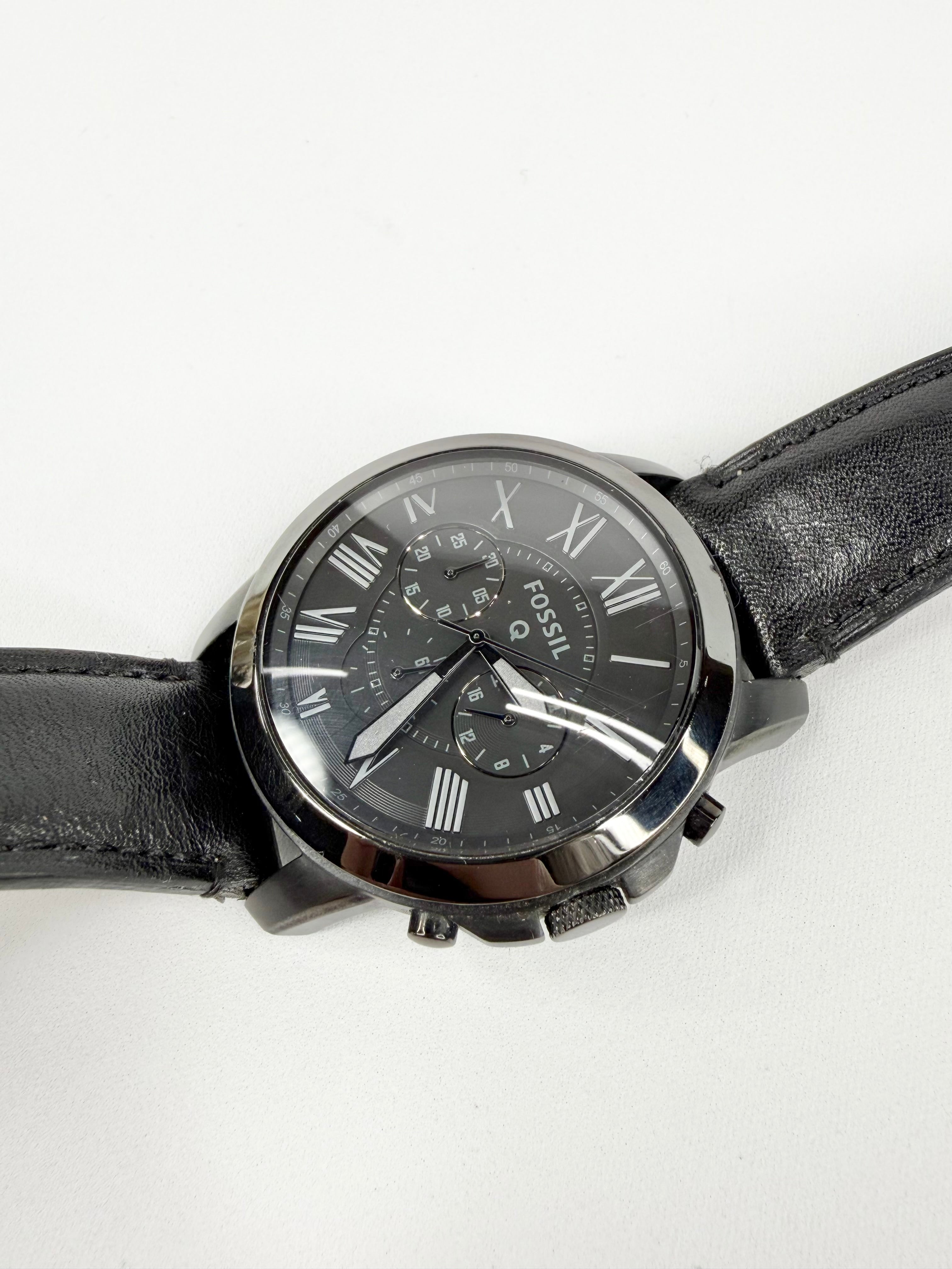 Fossil Q Founder Marshal Generation Black Android Smart Watch