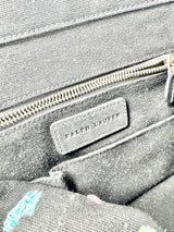 Polo Ralph Lauren Black Cotton Mini Tote Bag