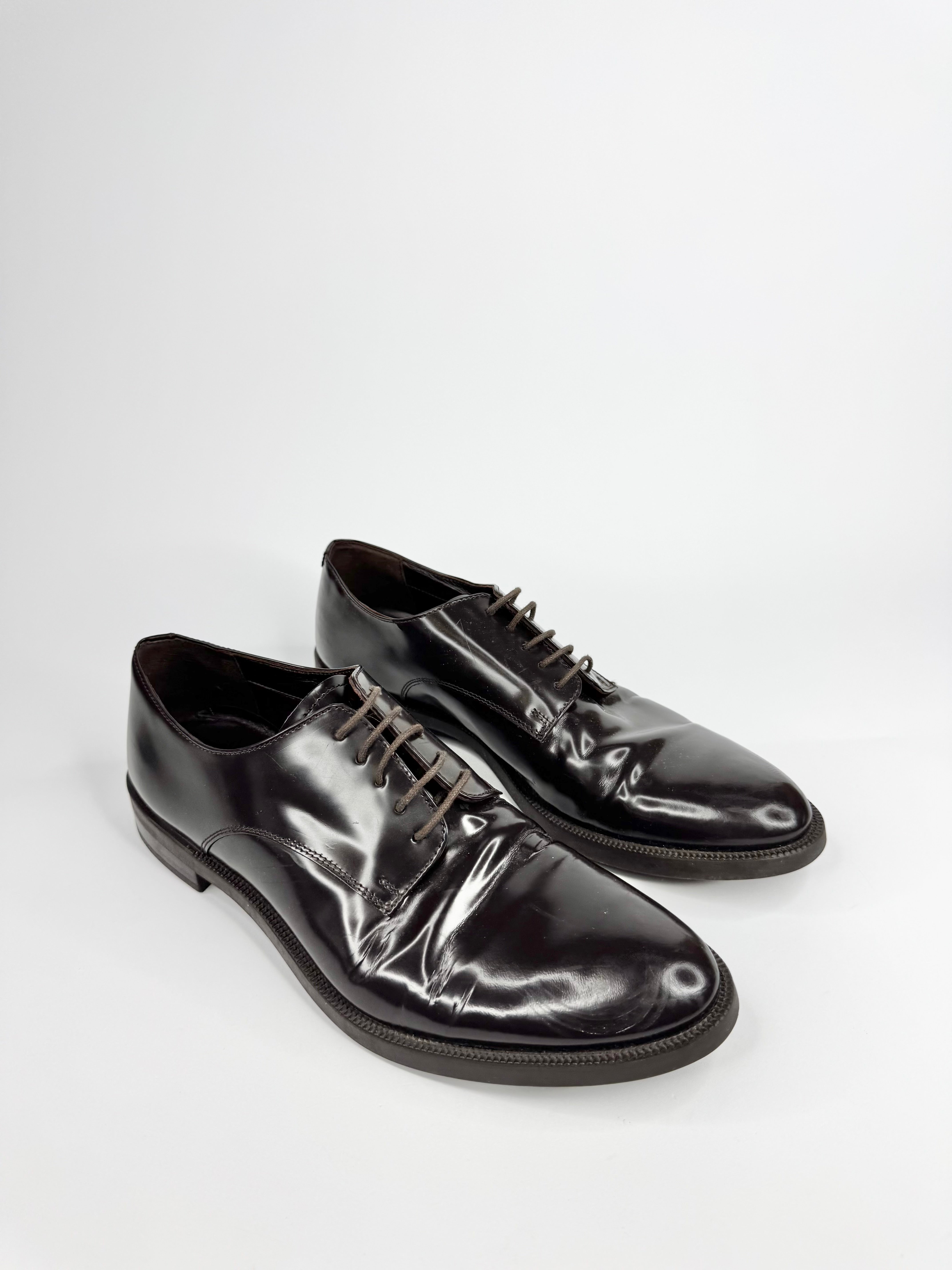 Emporio Armani Dark Brown Lace Ups - EU42