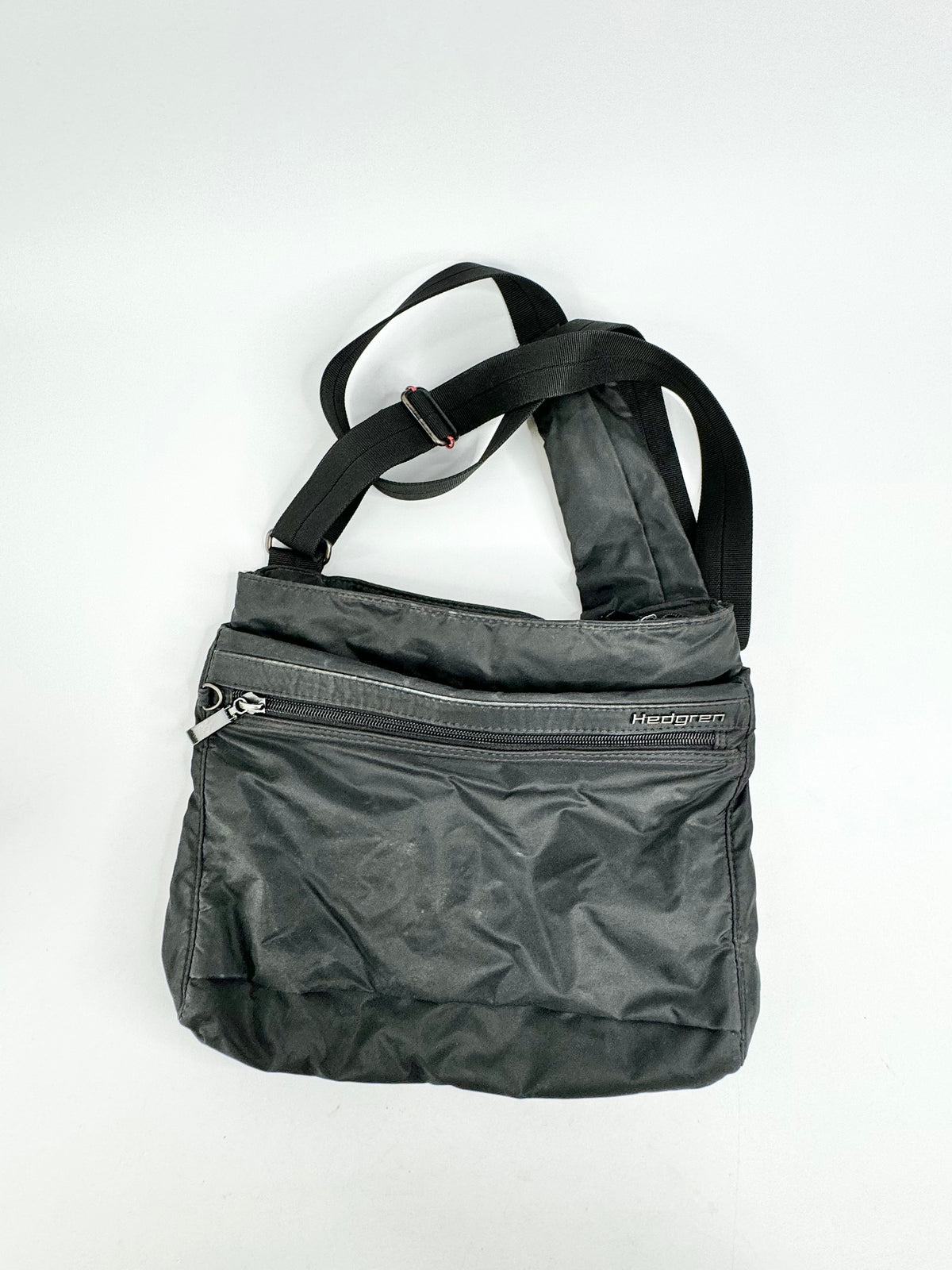Hedgren Black Quilted Cross Body Bag