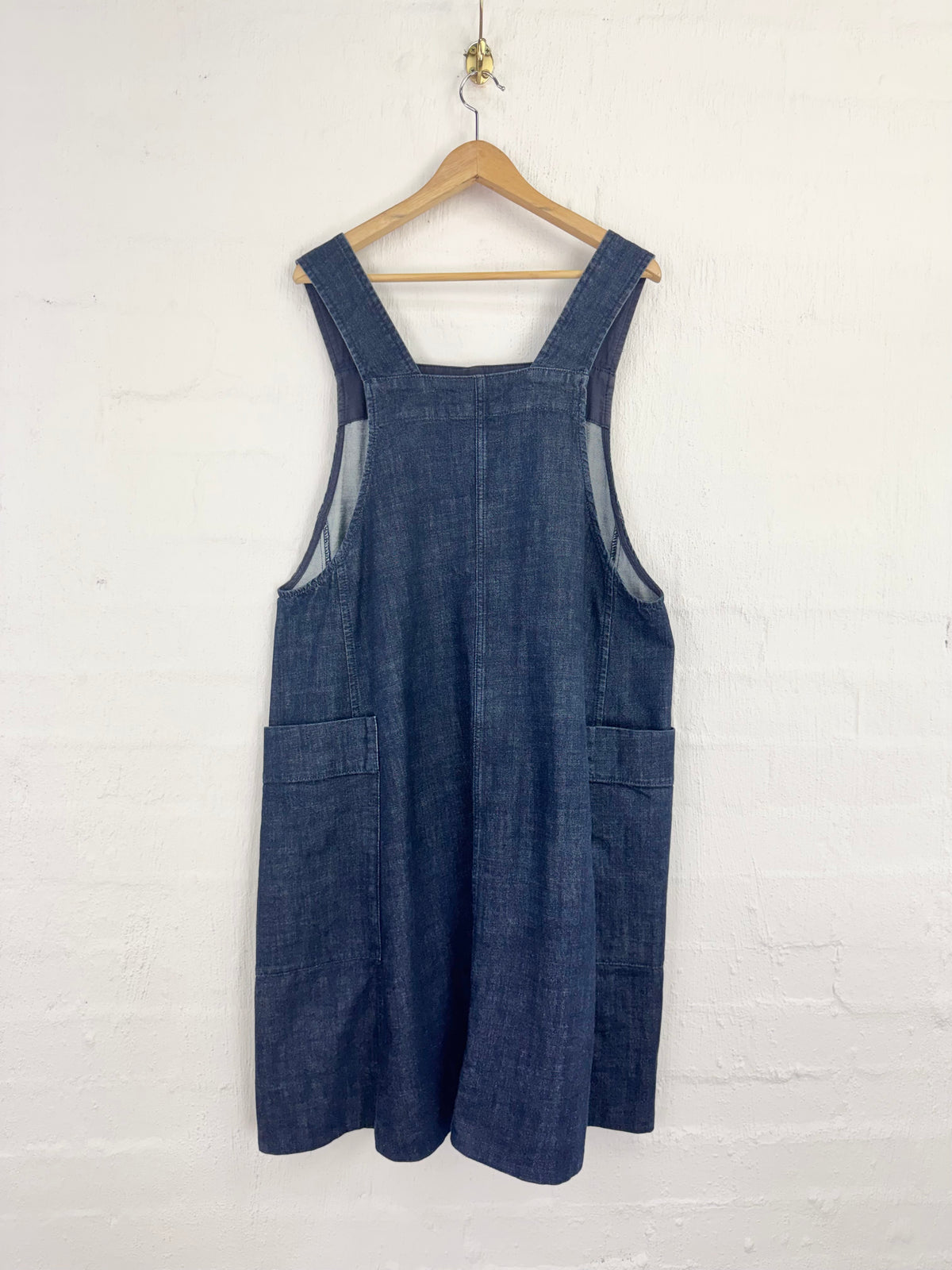 Toast Blue Denim Apron Dress - AU14/16