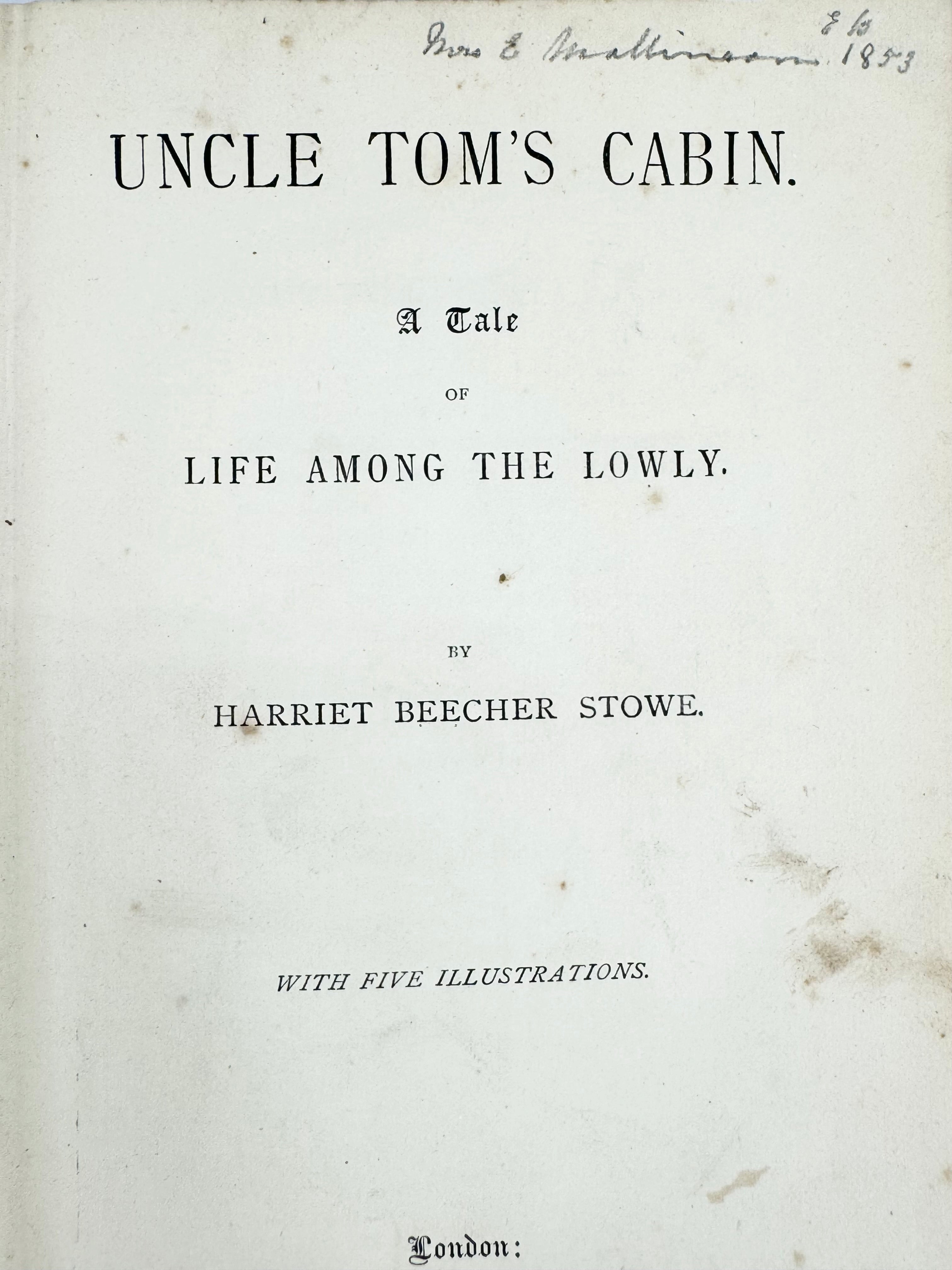 Uncle Tom's Cabin - Harriet Beecher Stowe