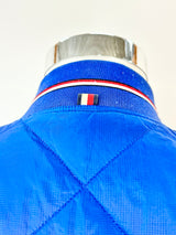 Tommy Hilfiger Blue & White Reversible Bomber Jacket - L