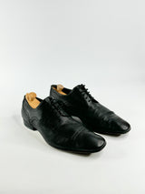 Bally Black Grained Brogues - EU44