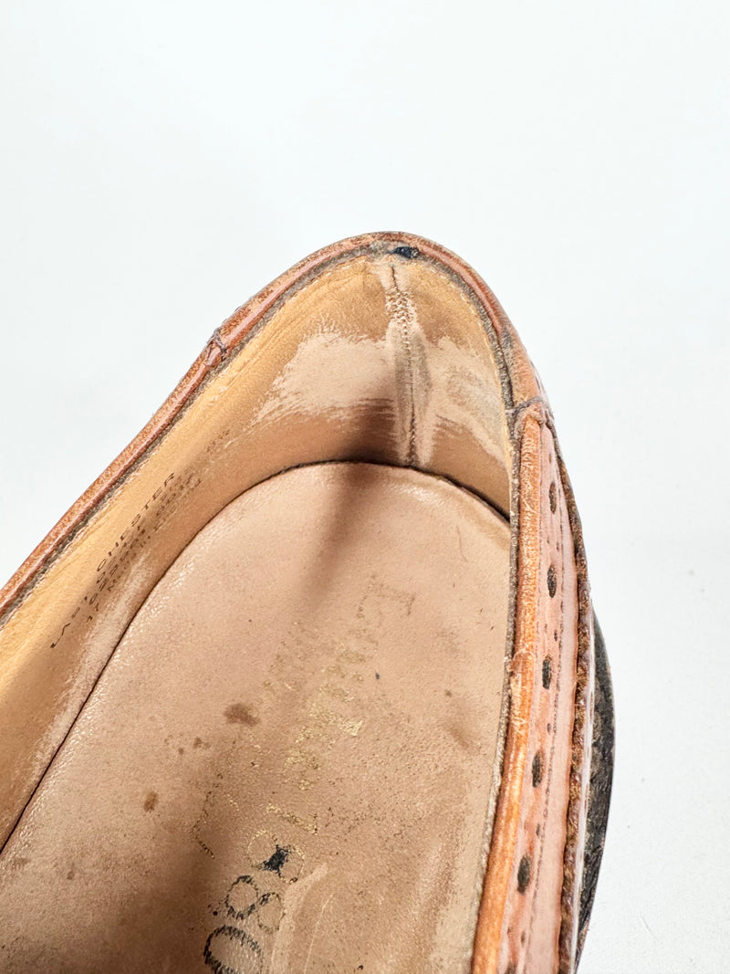 Vintage Loakes Tan Brogues - 8.5