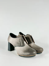 Camper Grey Scaled Pumps - EU37