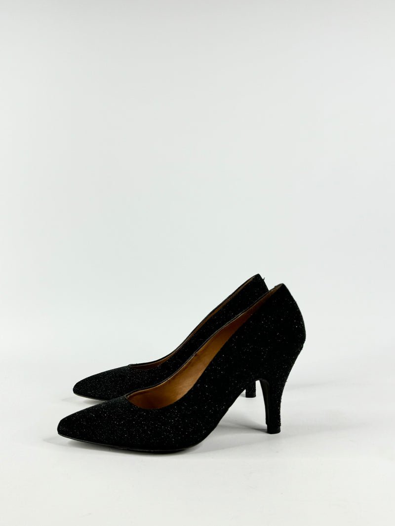 The Last Conspiracy Black Sparkle Heels - EU37