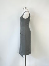 Talulah Charcoal Strap Midi Dress - AU8