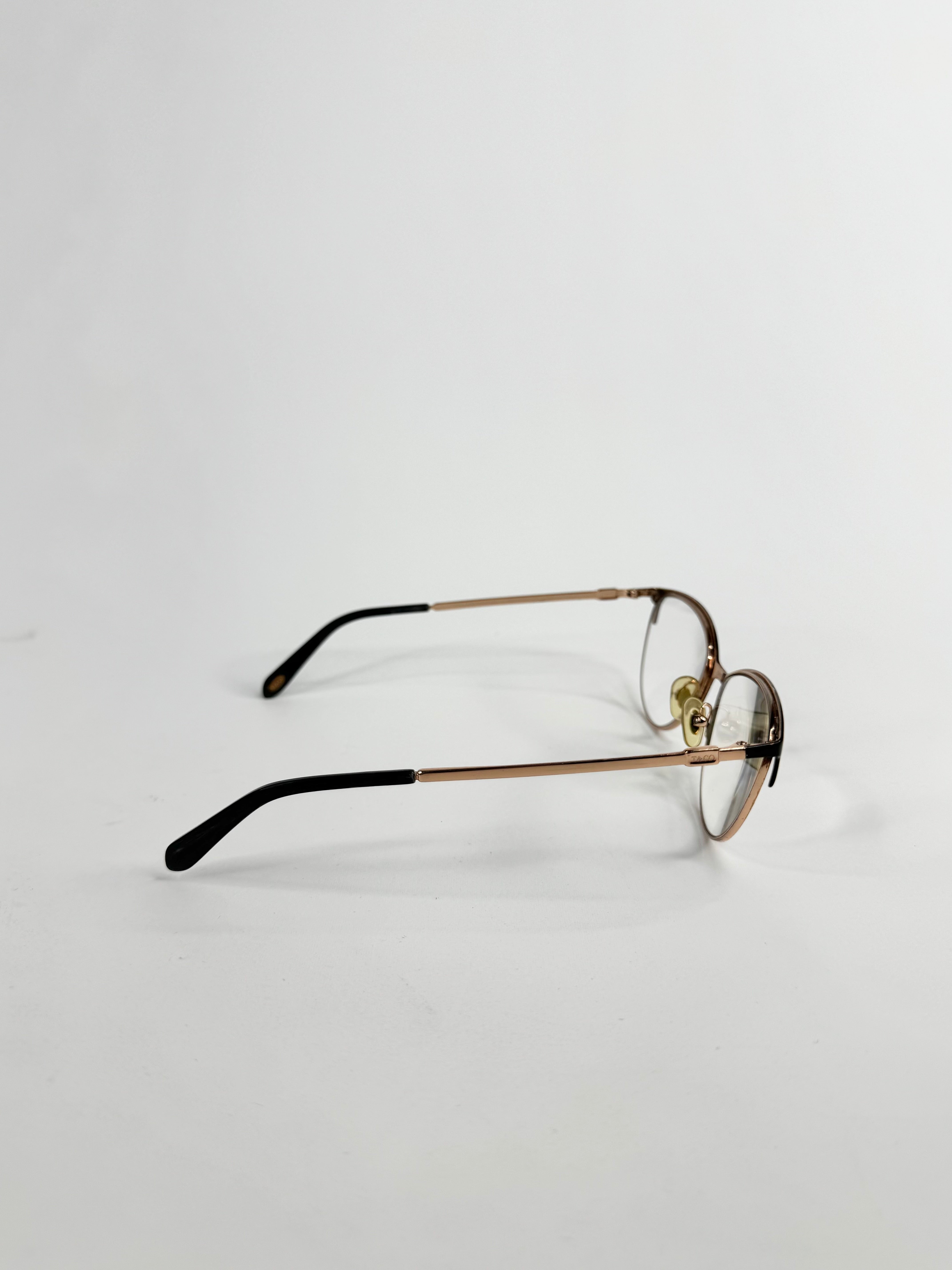 Tiffany & Co. Black & Gold 'TF1127 6122' Cat Eye Glasses