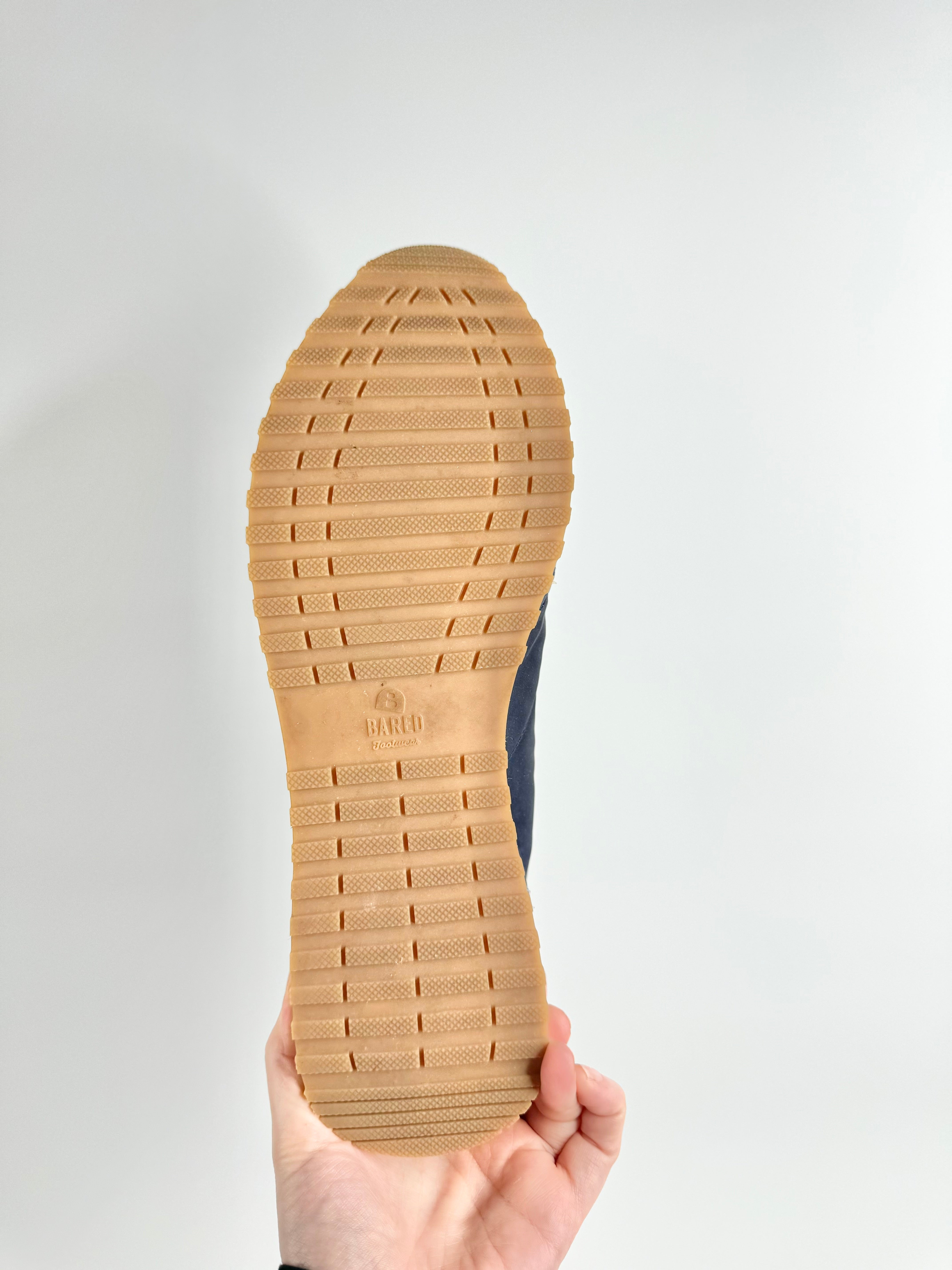 Bared 'Saker' Navy Mix Suede Sneakers - EU42