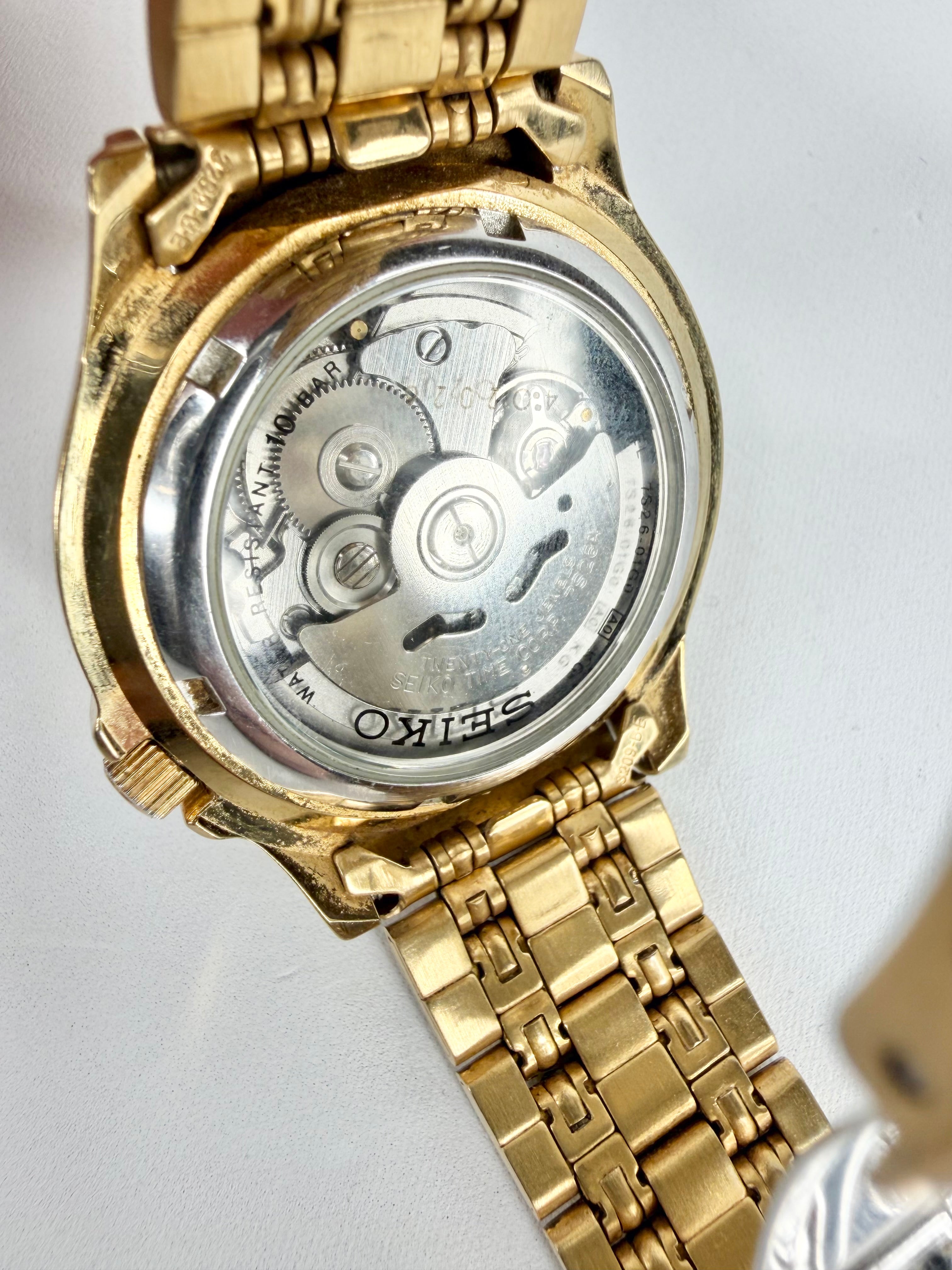 Seiko 5 Automatic Gold Toned Watch