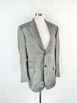 Lanificio F. LLi Cerruti Grey Silk & Wool Blend Suit - 54R