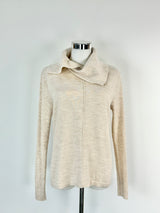 Cable Melbourne Pastel Apricot Wool Jumper - AU8