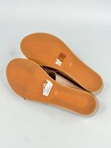 Django & Juliette Rose Gold Leather 'Harli-DJ' Sandals - EU40