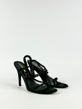 Stella McCartney Black Falabella Stilettos - EU38