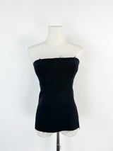 Christopher Esber Black Sleeveless Bustier - AU8
