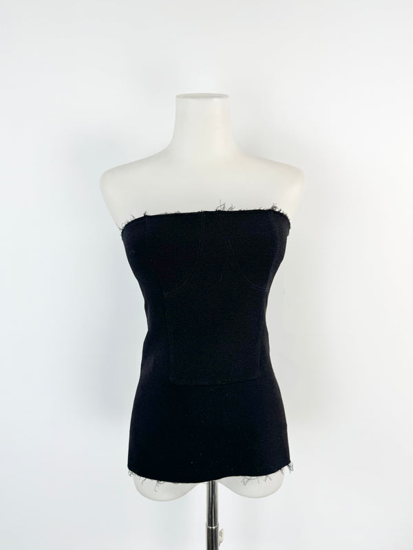 Christopher Esber Black Sleeveless Bustier - AU8