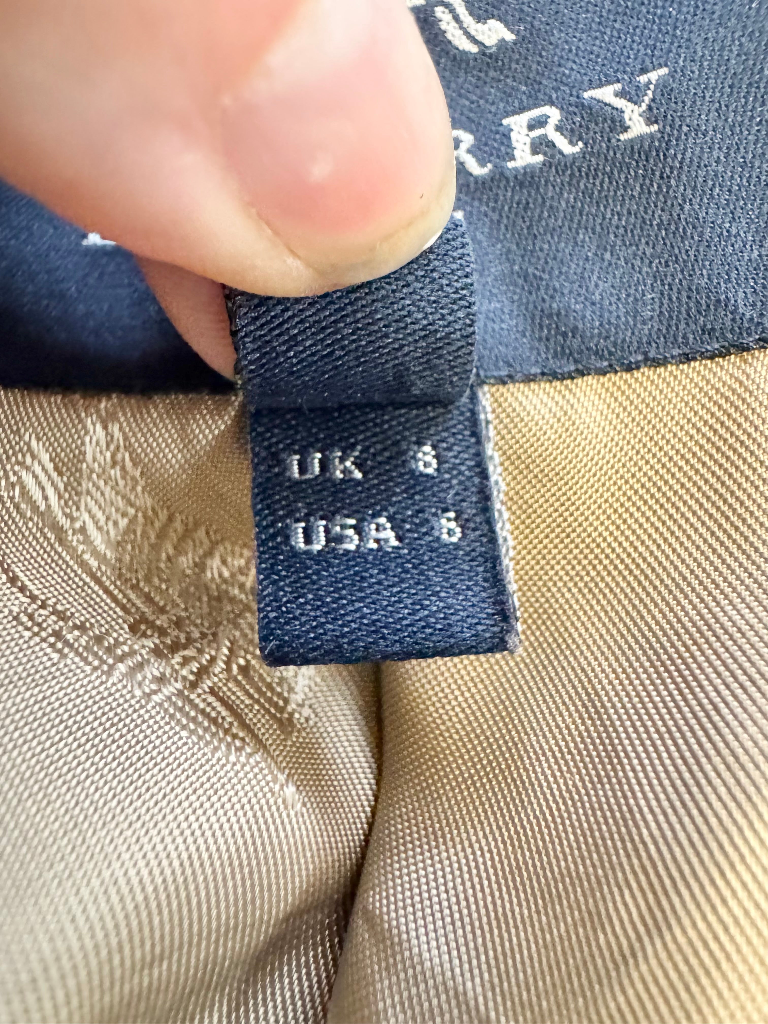 Burberry Beige Wool Coat - AU8