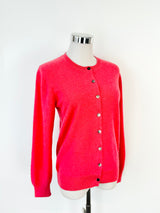 Hunter's Cerise Pink Cashmere Cardigan - AU10