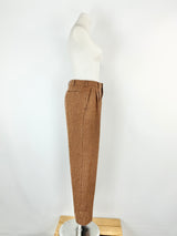 Karl Helmut Plaid Wool Slacks - AU6
