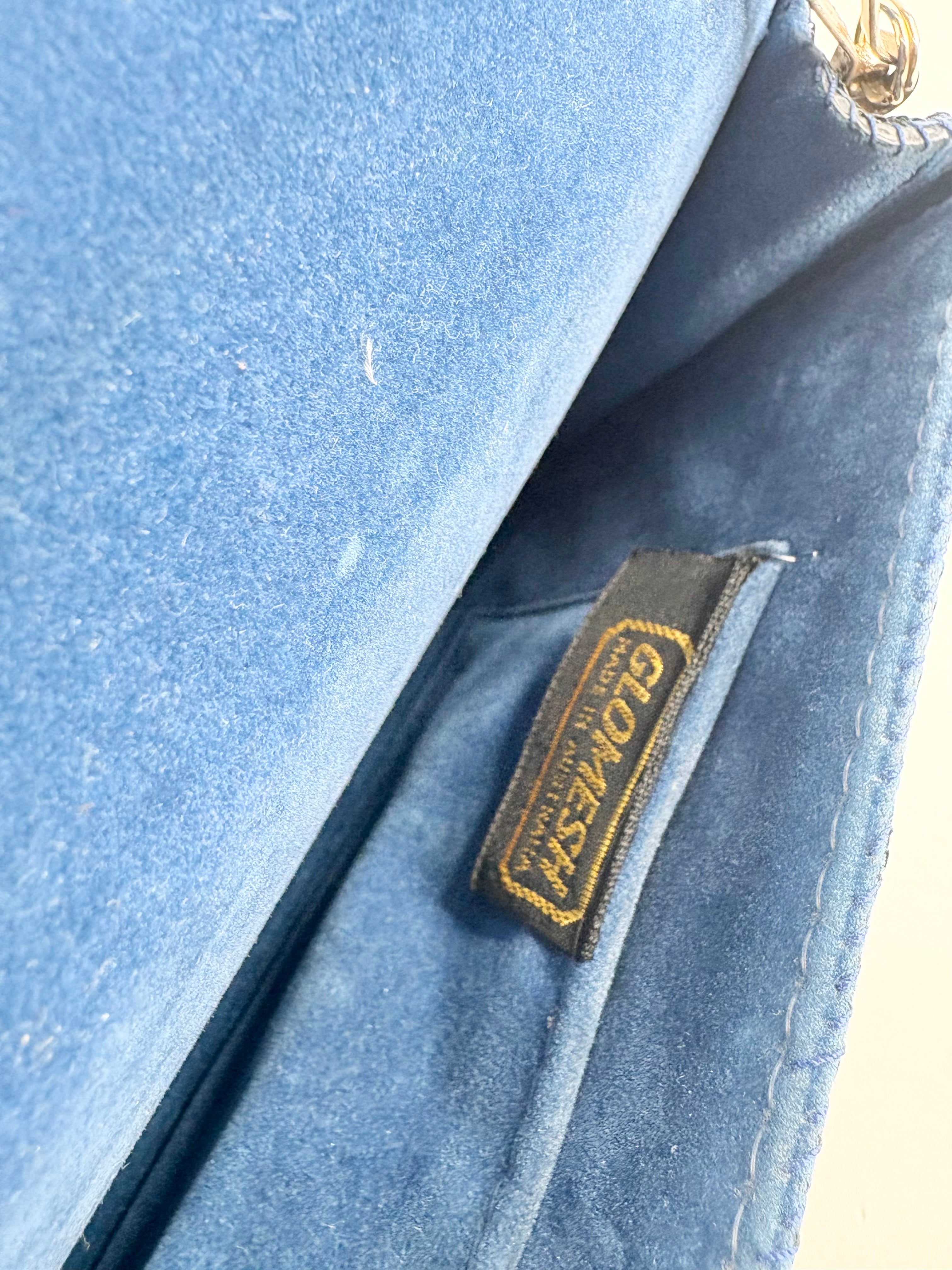 Vintage Glomesh Navy Clutch