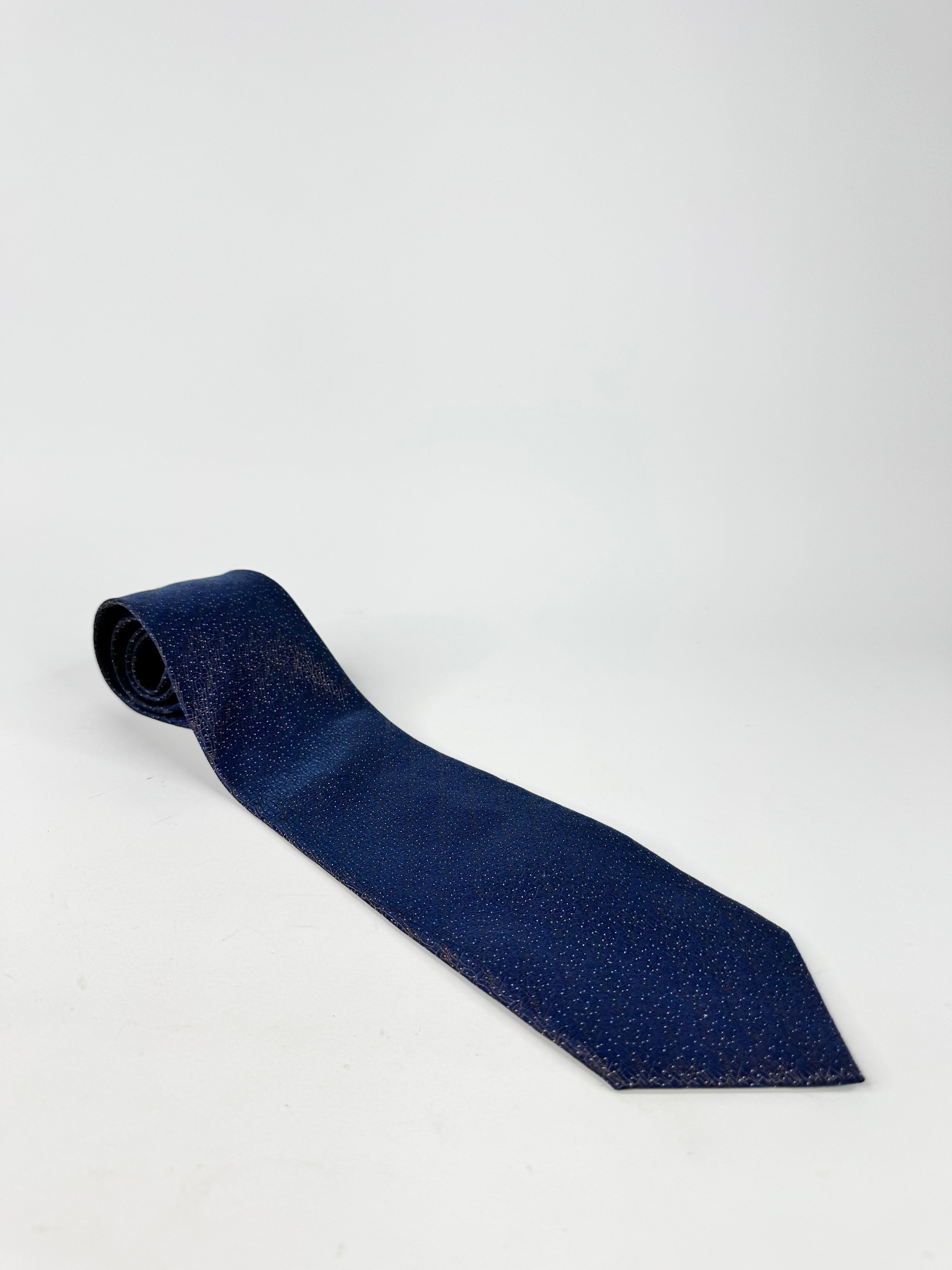 Giorgio Armani Blue Silk Tie