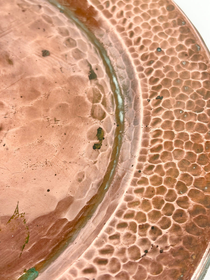 Set of 8 Copper Dinner Plates