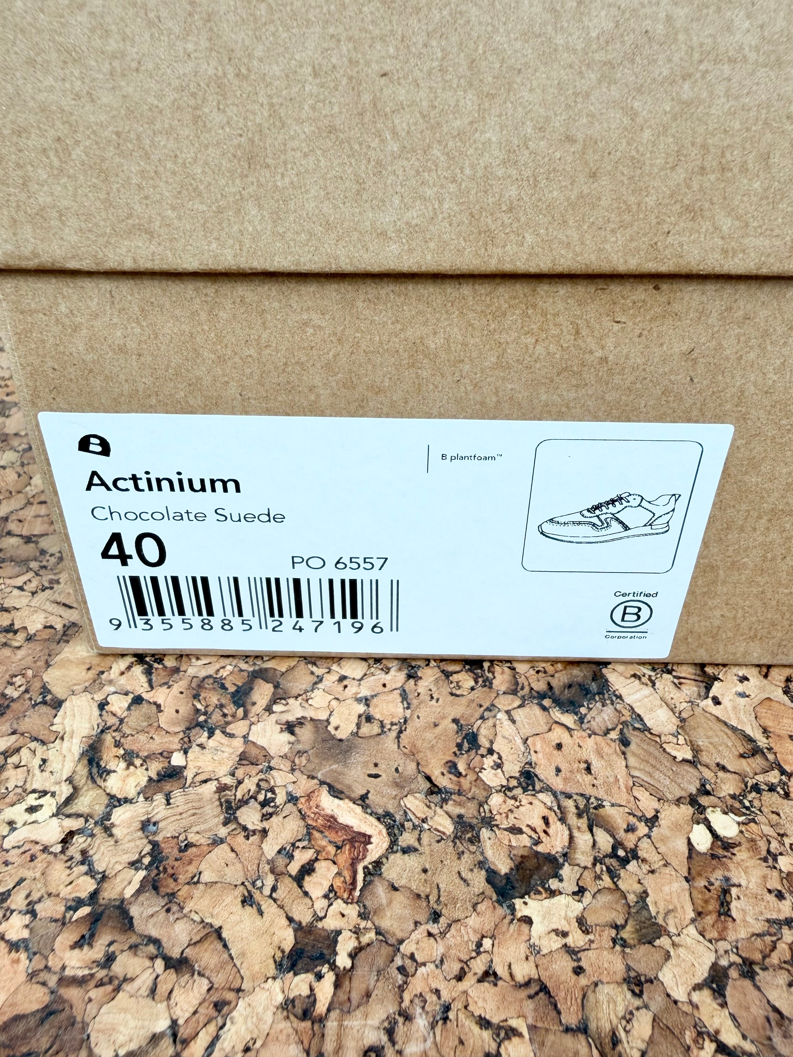 Bared 'Actinium' Chocolate Suede Sneaker - EU40