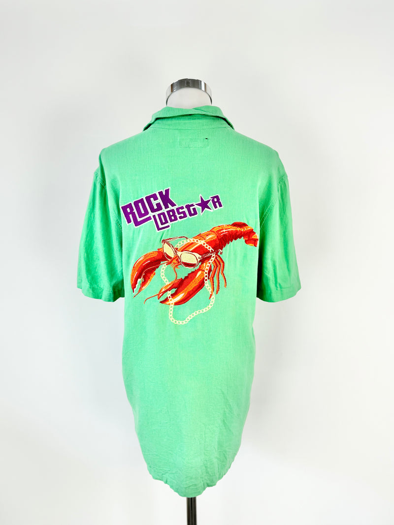 Kenji Green Rock Lobster Shirt - S