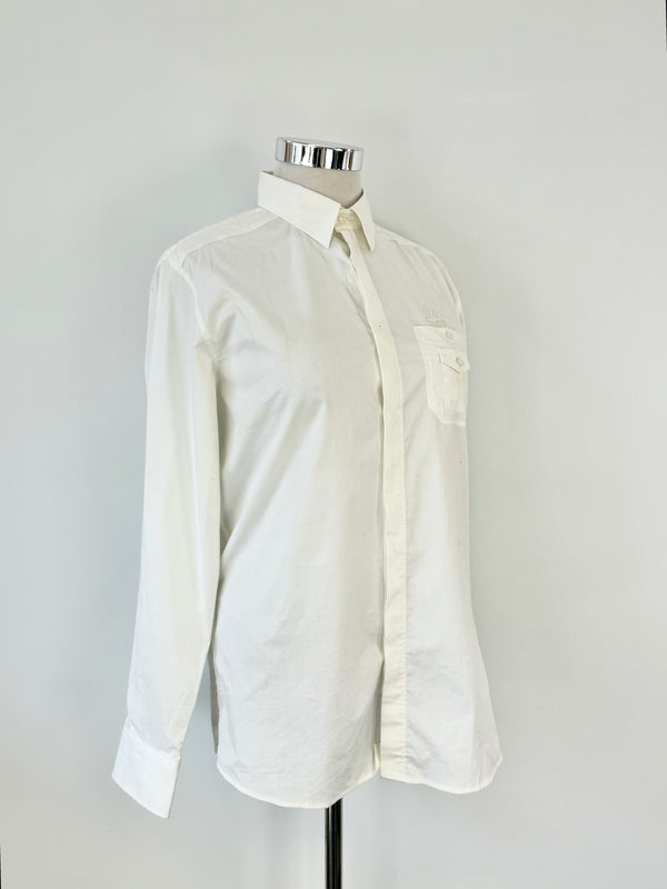 Versace Jeans 'Aviator Regular' White Shirt - 50