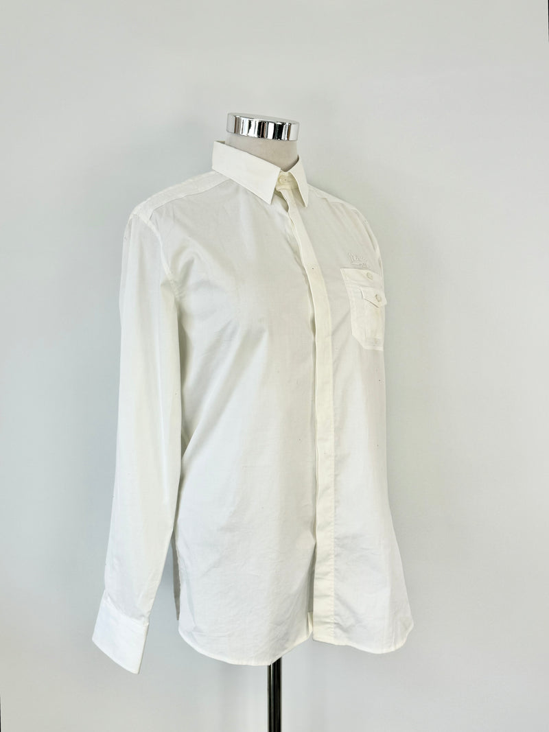 Versace Jeans 'Aviator Regular' White Shirt - 50