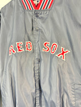 Vintage-Style Majestic Navy Blue 'Red Sox' Bomber Jacket - S