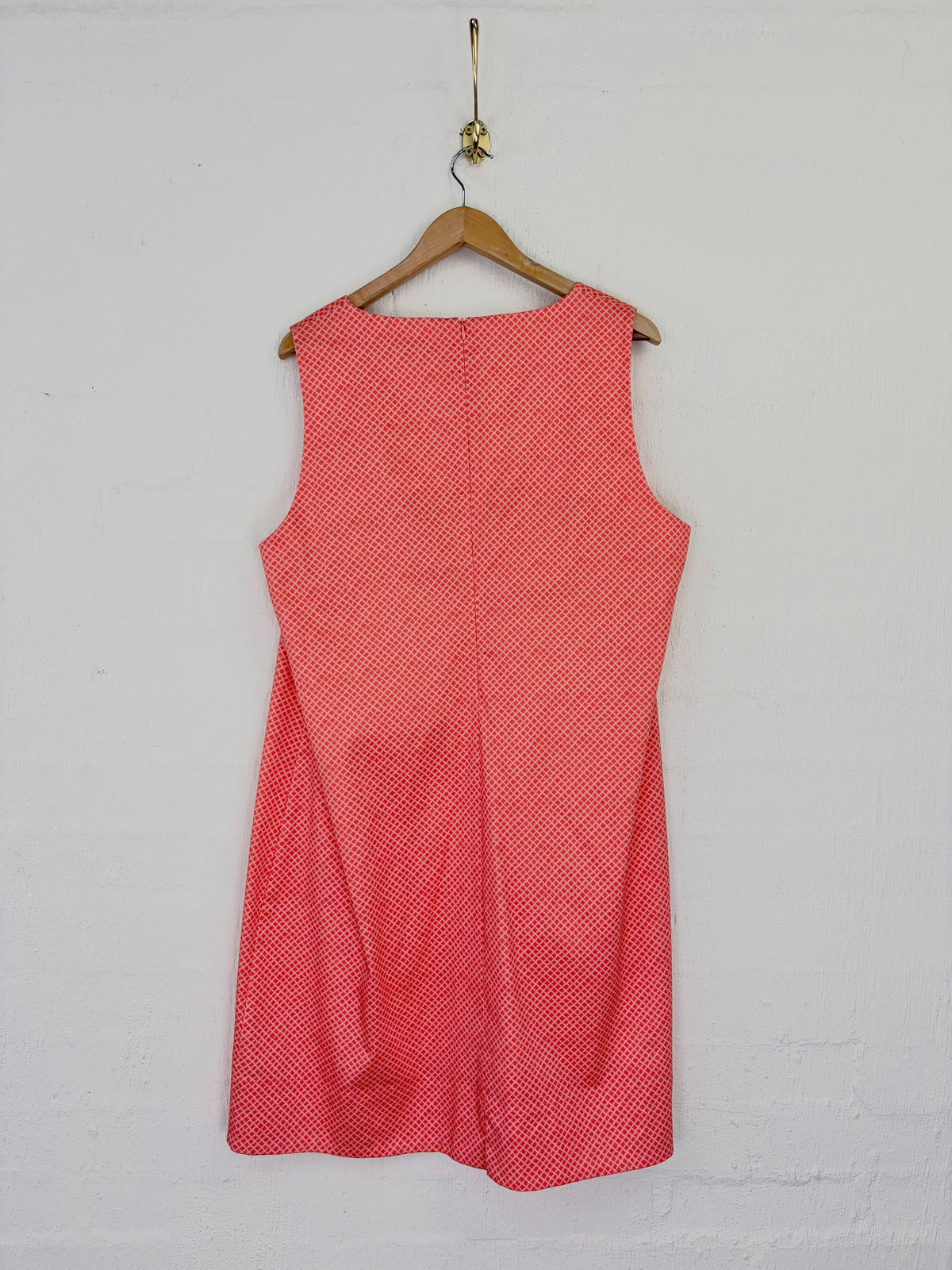 The Ark 'Mackay' Coral Print Cotton Dress NWT - AU16/18