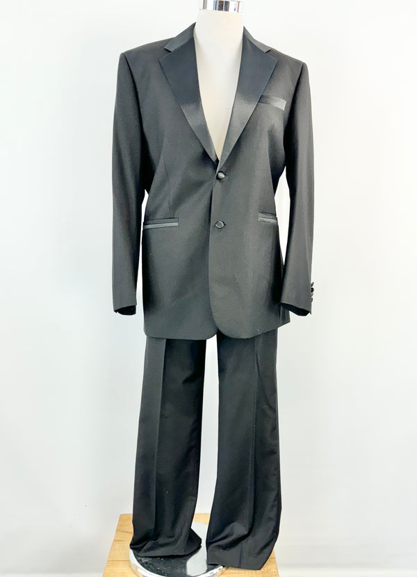 Vintage Giorgio Armani Black Suit - 52