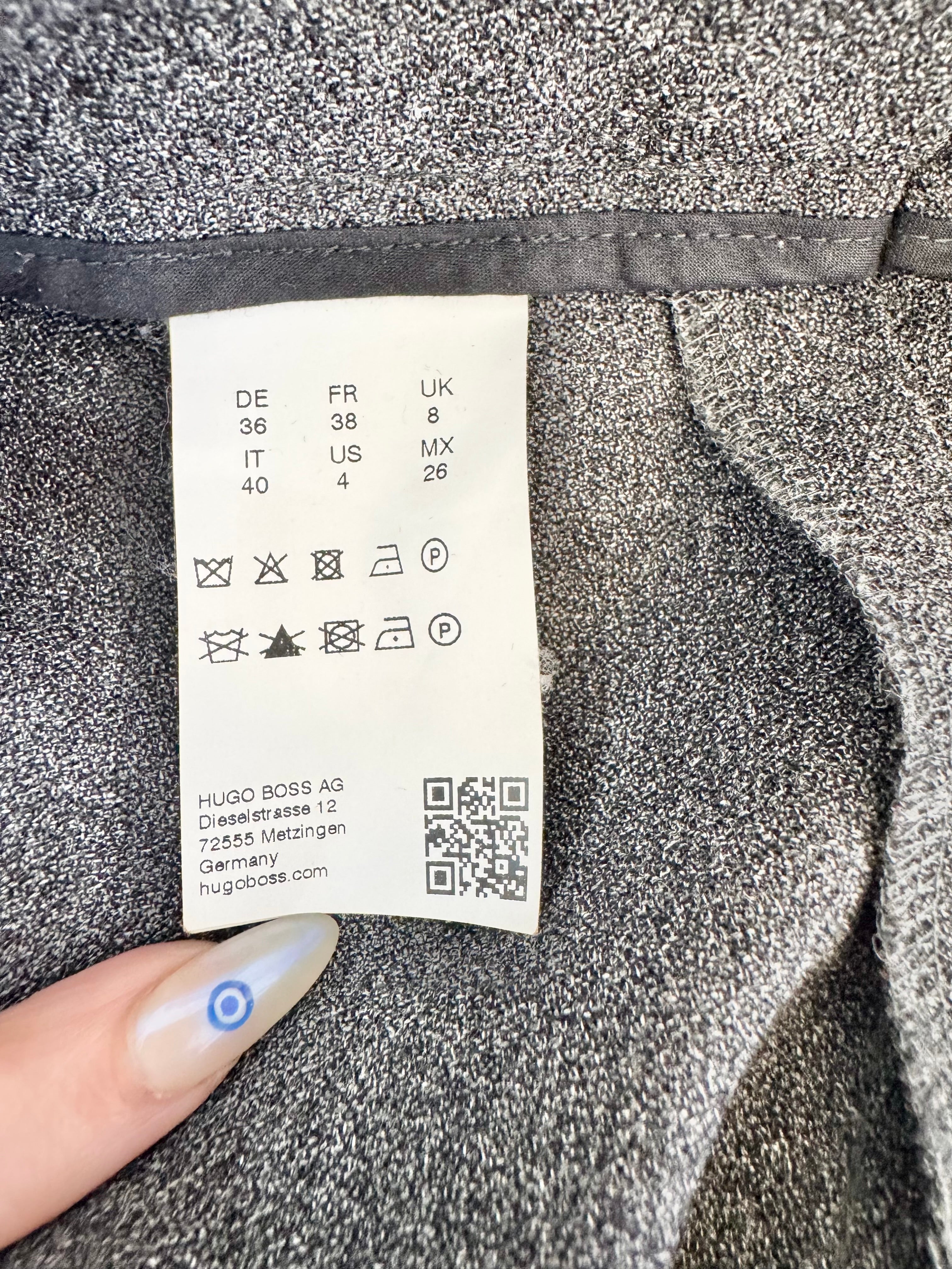 Hugo Boss Grey 'Tiluna1' Slacks - AU8