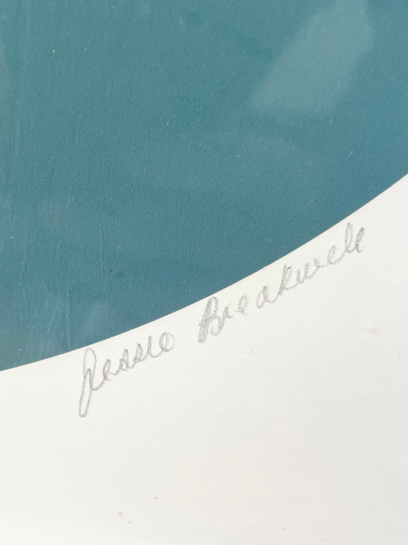 Jessie Breakwell Hand Custom 'Eric the Zebra' Framed Print