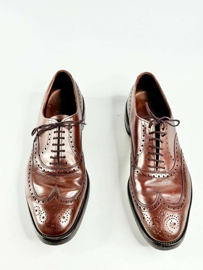 Allen Edmonds Tobacco Brogues - 10.5