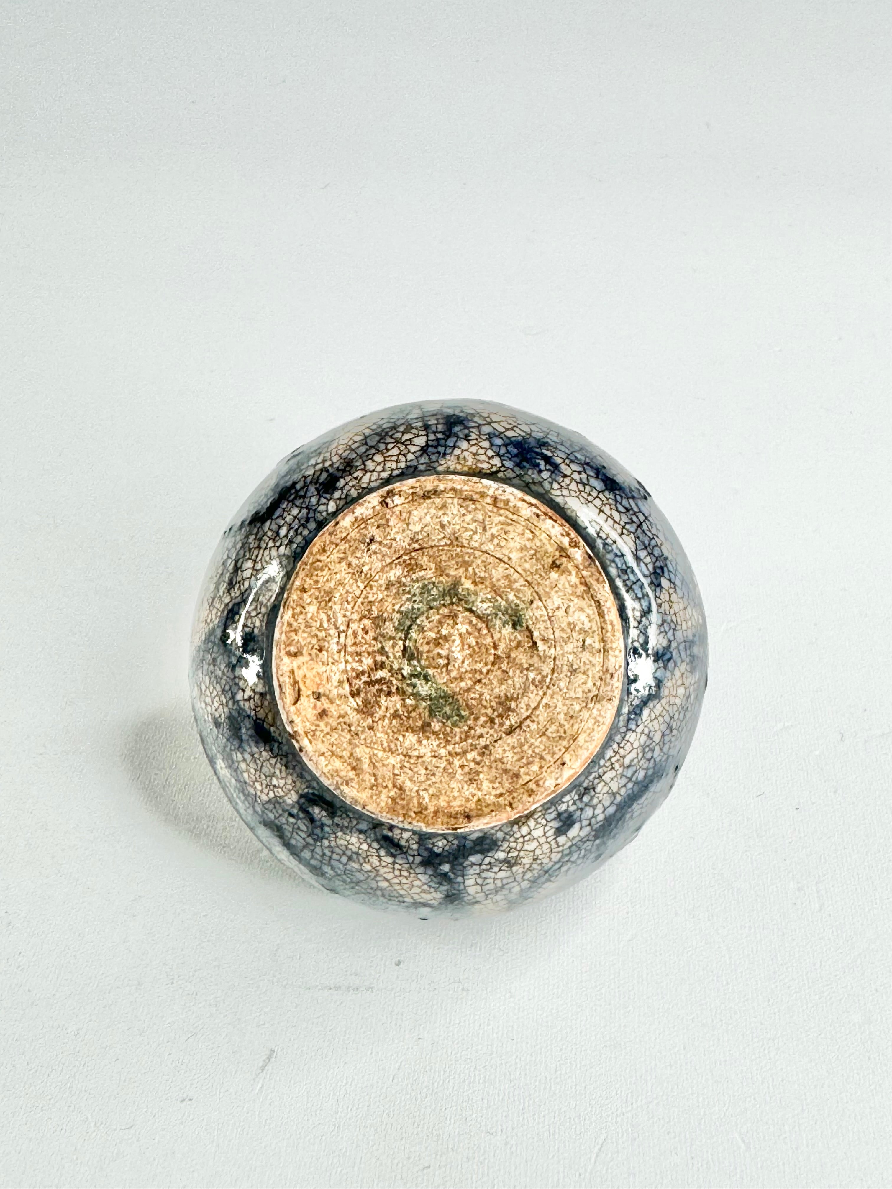 Antique Blue Cracked Glaze Jarlet