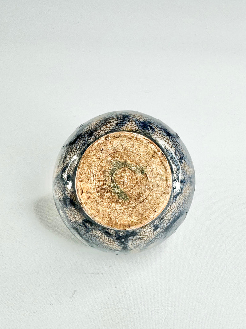 Antique Blue Cracked Glaze Jarlet