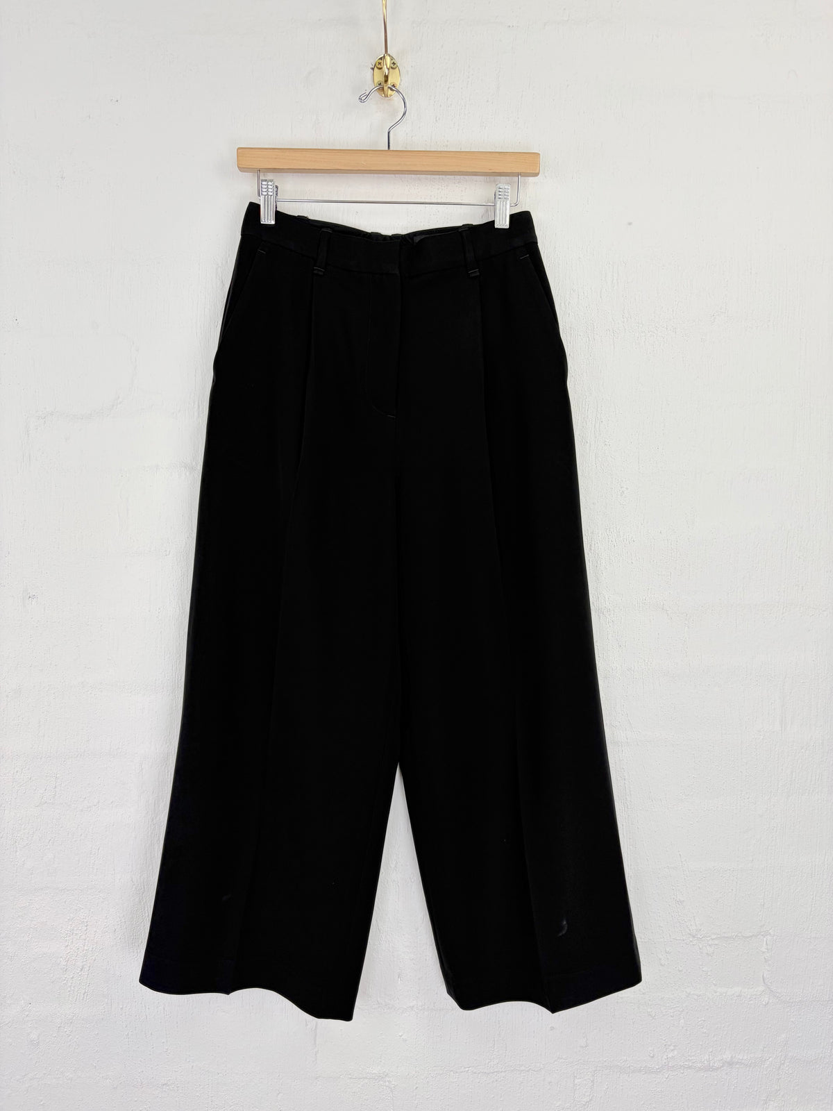 Rag & Bone Black Wide Leg Slacks - AU10