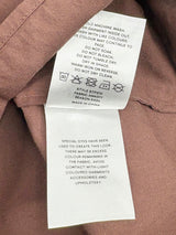 Oroton Chocolate Brown Boxy-Fit Blouse - AU6
