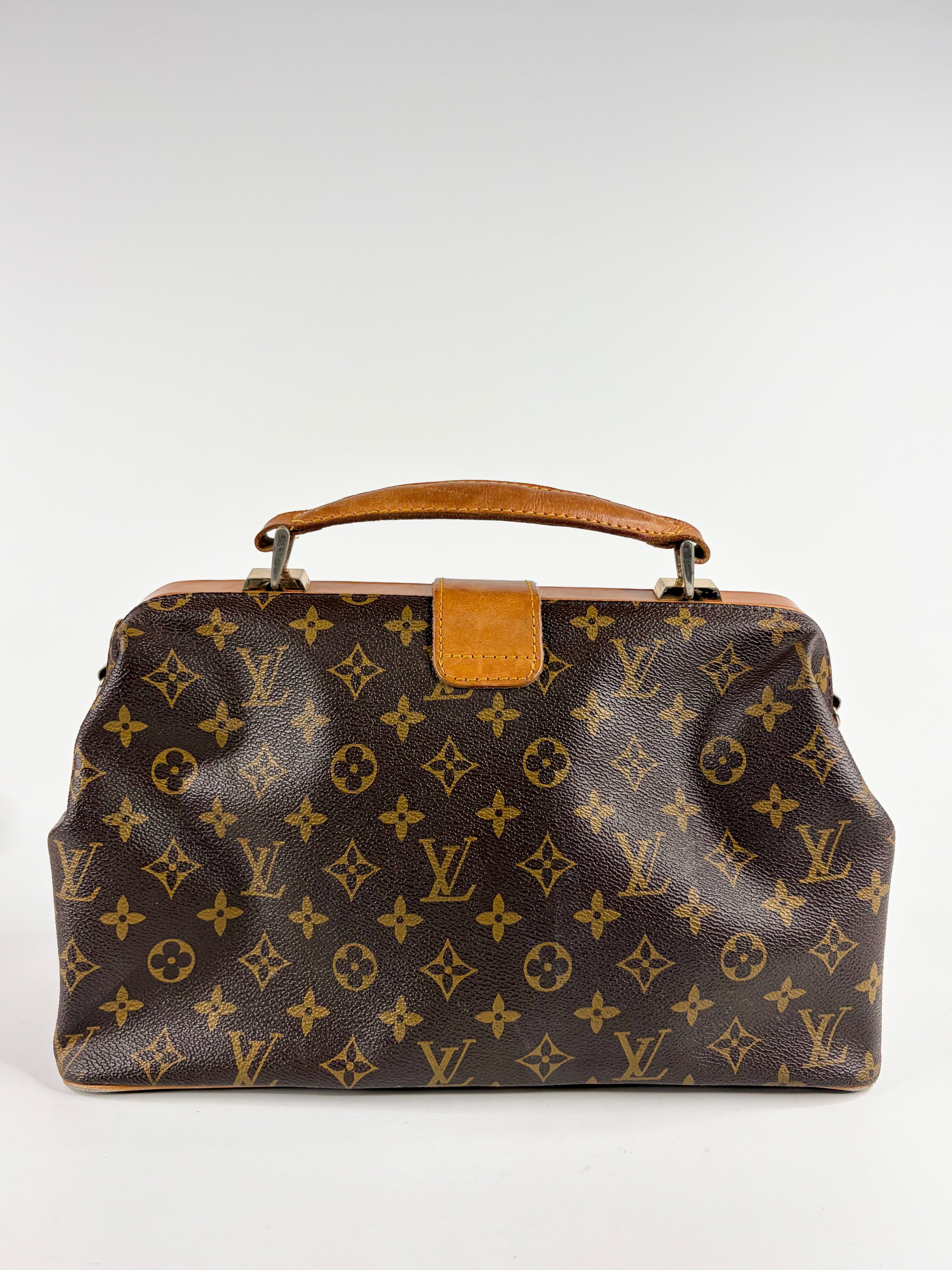 Vintage 1970s Louis Vuitton Monogrammed Doctors Bag